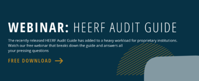 HEERF audit guide webinar free download