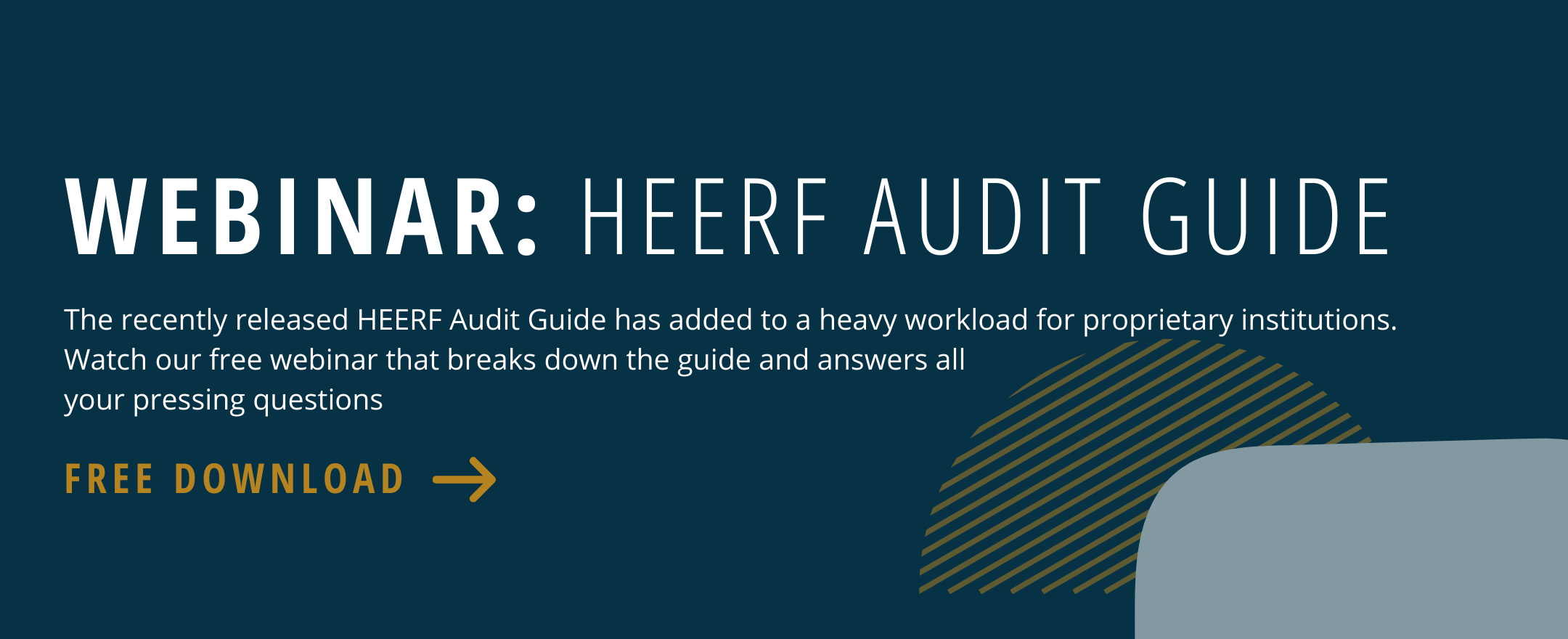HEERF audit guide webinar free download